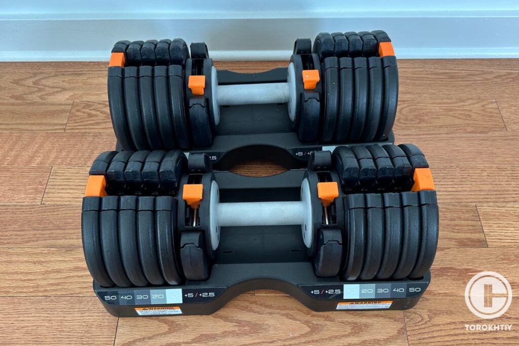 nordicktrack adjustable dumbbells