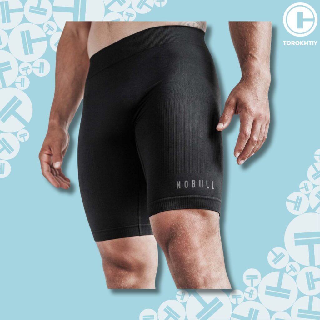 Midweight Men’s Seamless Compression Shorts
