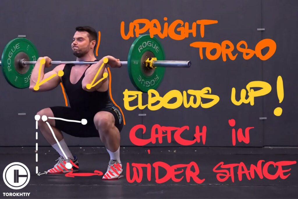 cluster front squat