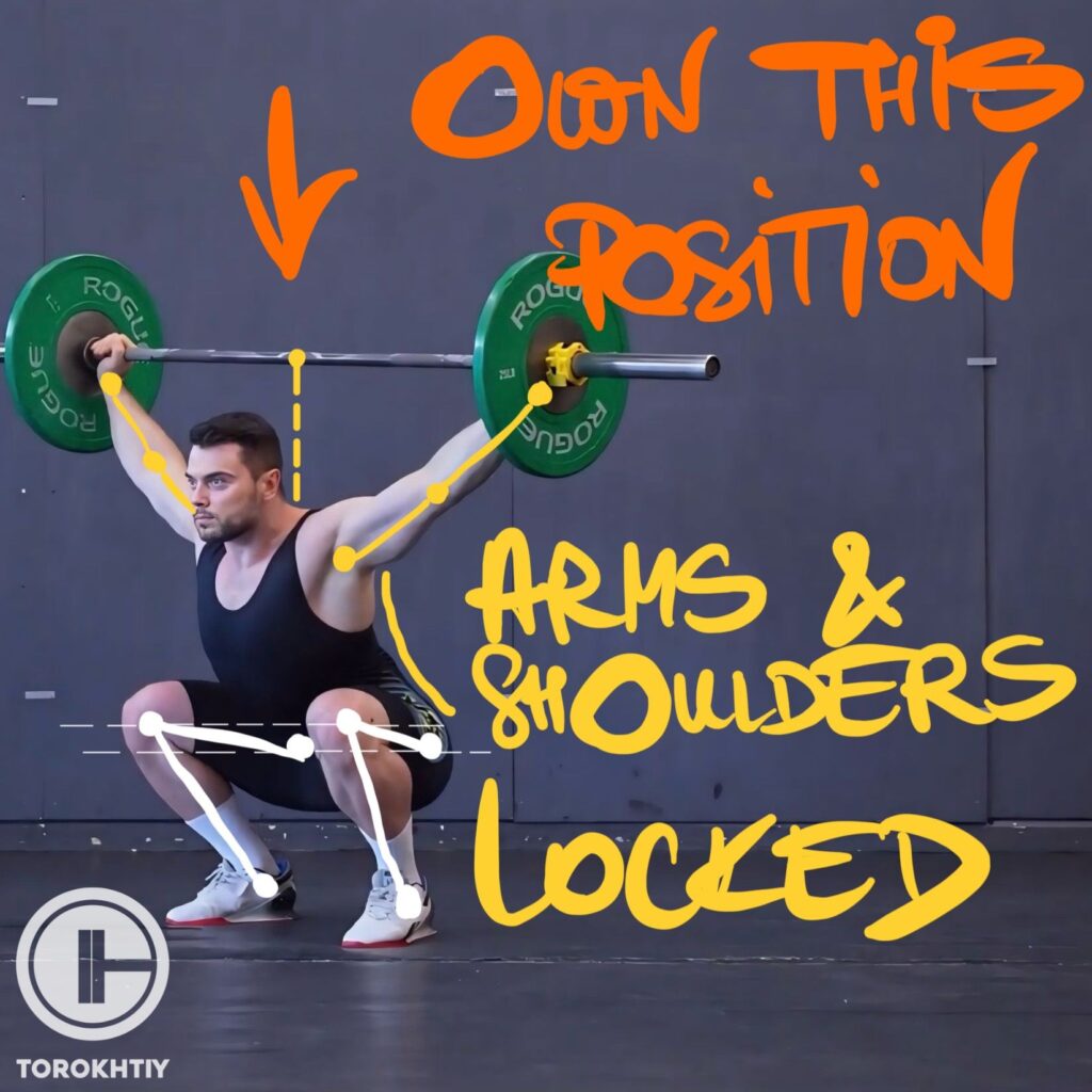 overhead squat position