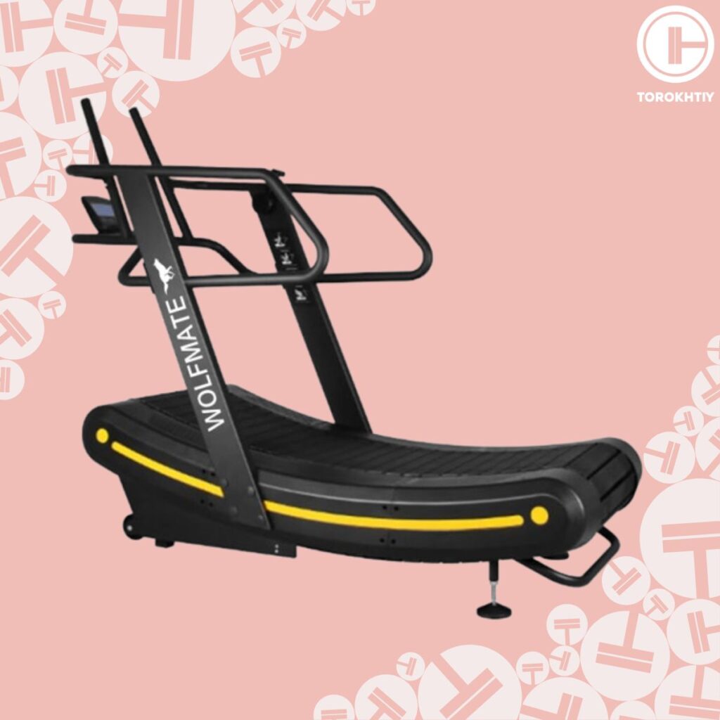 WOLFMATE Fitness Curved Treadmill