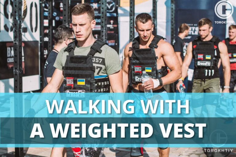 walking with a weighted vest