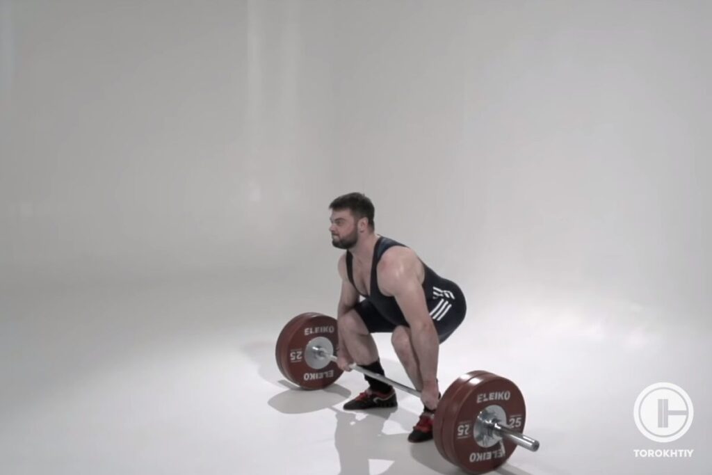 Power Clean Starting Position