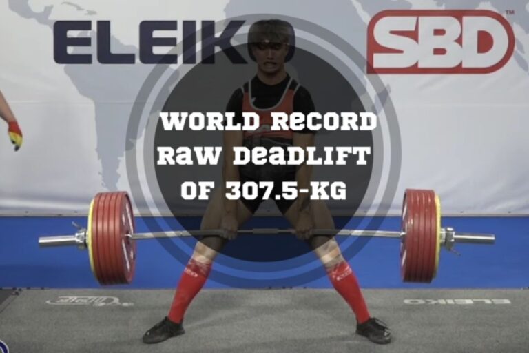Tuan-Hien Tran sets World Record Raw Deadlift of 307.5-kg