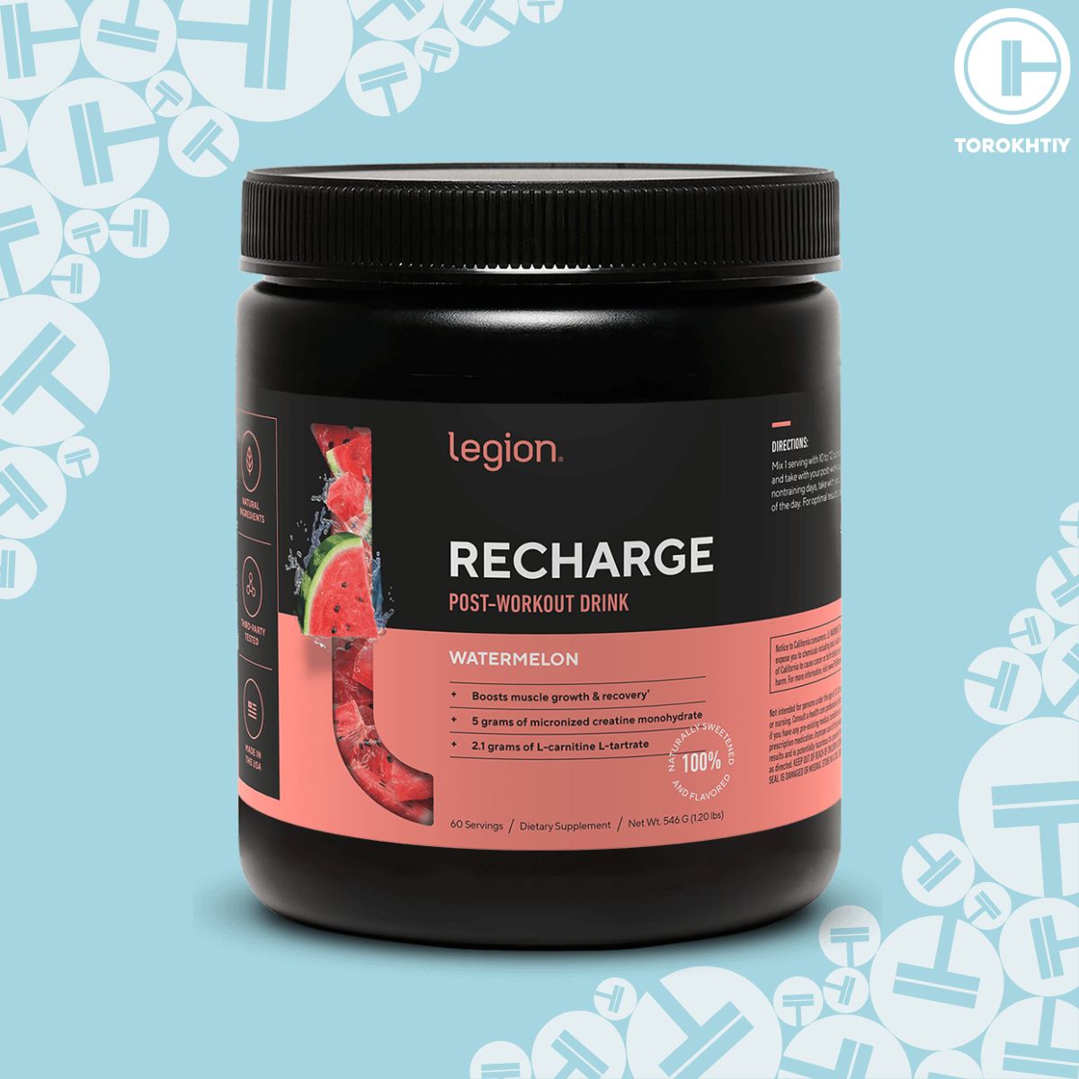 Recharge Post-Workout Recovery Supplement by Legion