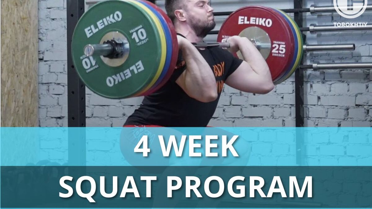 4 Week Squat Program - Torokhtiy Weightlifting