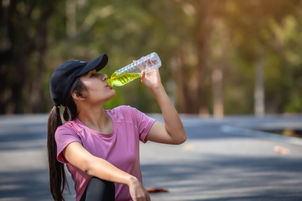 Fluids With Electrolytes while running