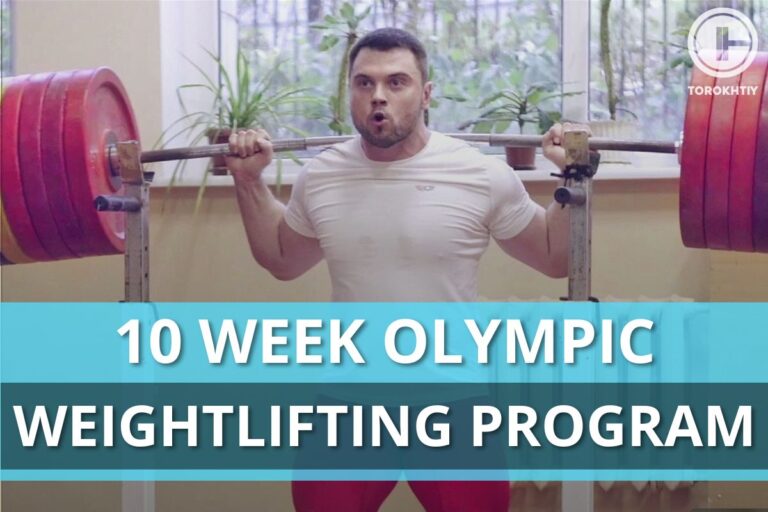 10 Week Olympic Weightlifting Program 