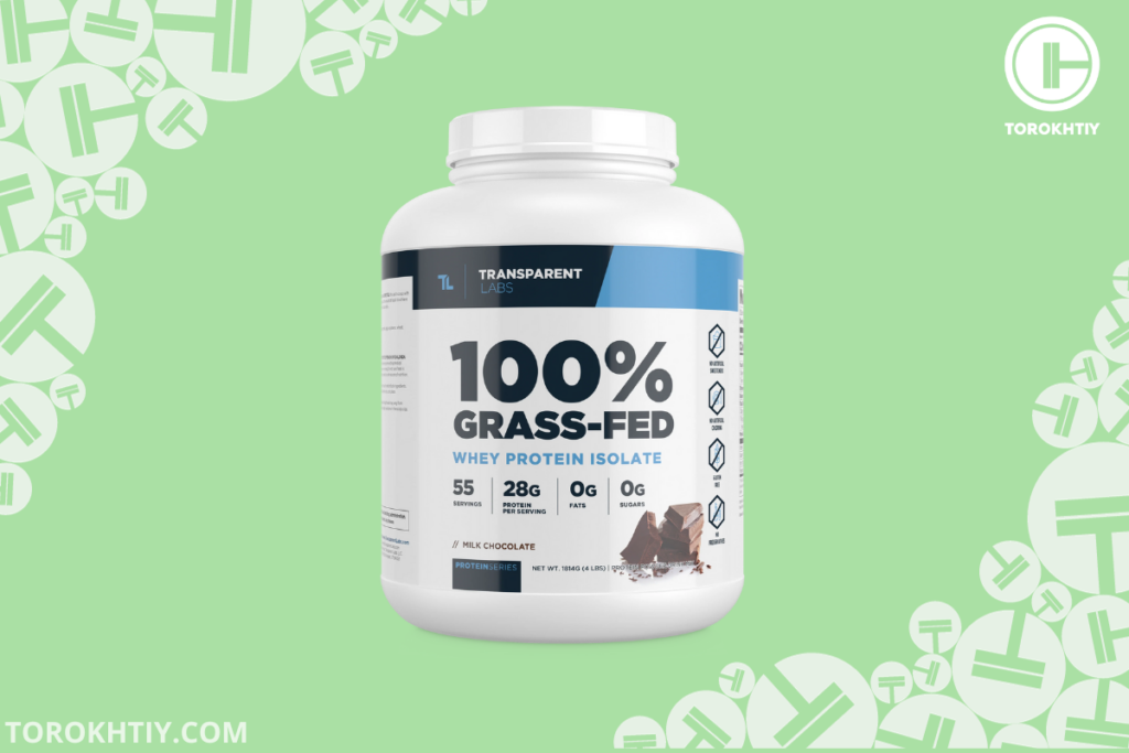 Transparent Labs Grass-Fed Whey Protein Isolate