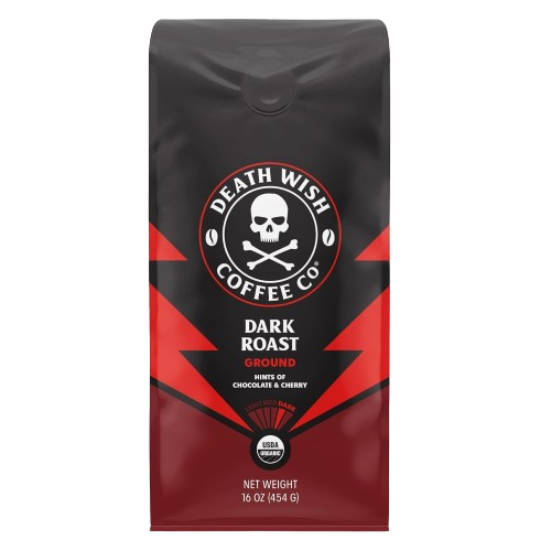 death Wish coffee Dark roast
