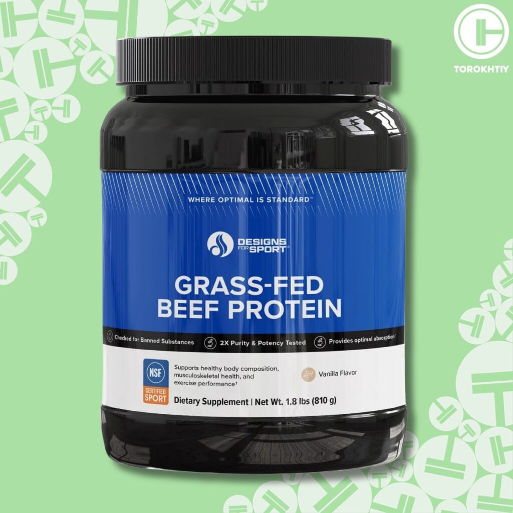 Designs for Sport Beef Protein Powder