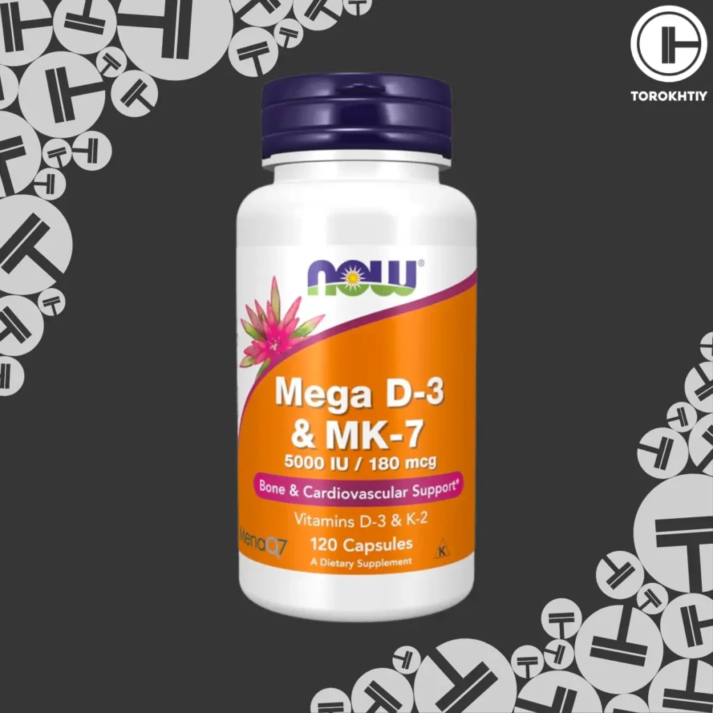 NOW Supplements, Mega D-3 & MK-7