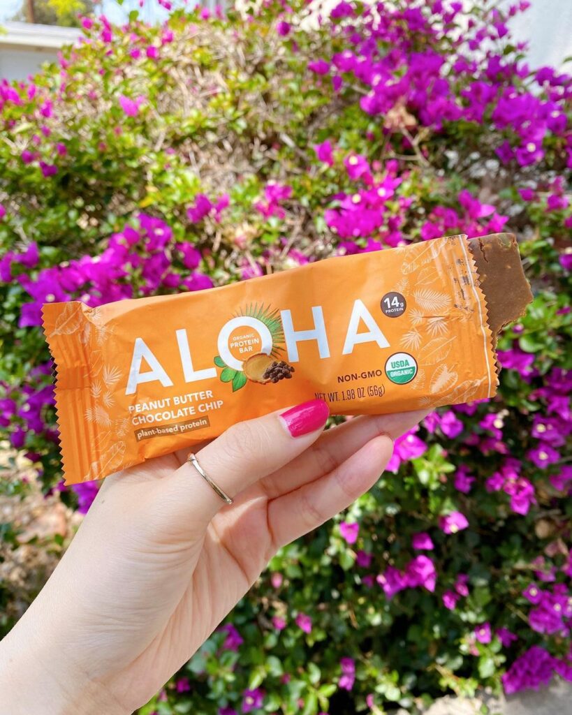 Aloha protein bar instagram