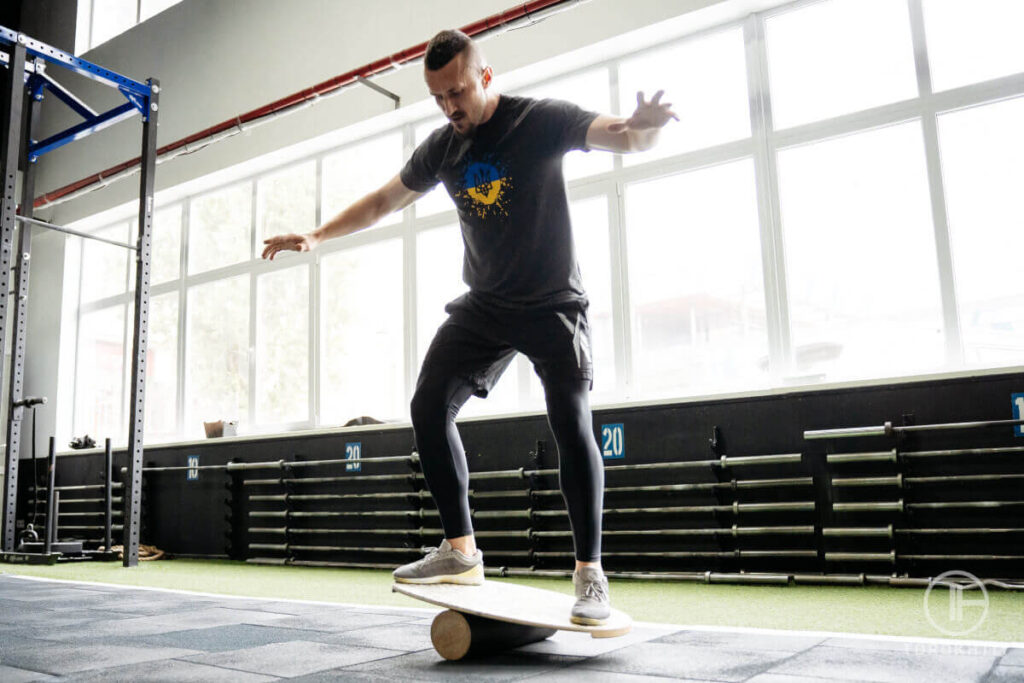 Athlete Balance Board Training