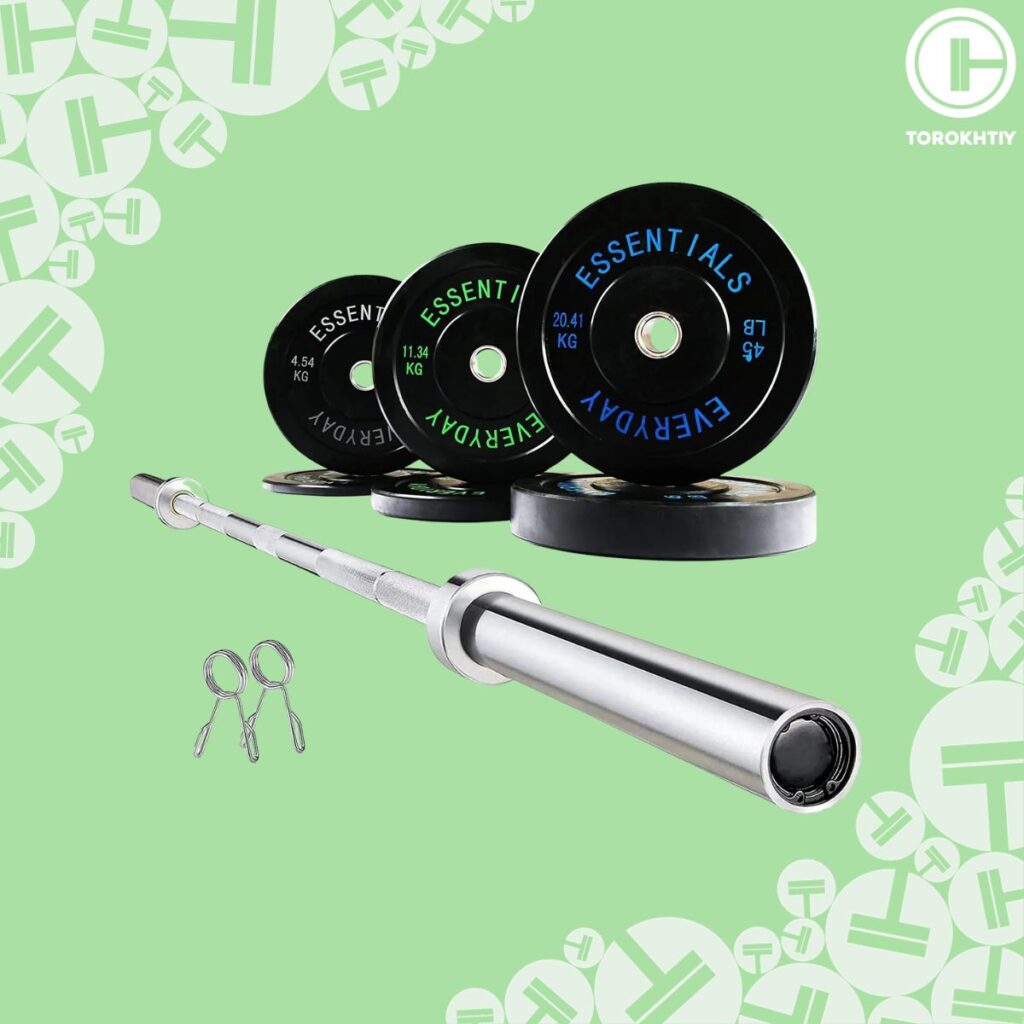 BalanceFrom 2" Olympic Barbell Set