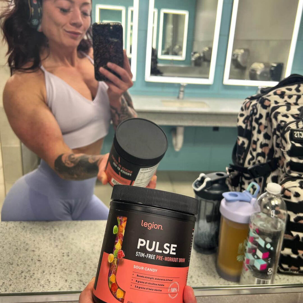 Pulse Caffeine-Free Pre-Workout By Legion instagram