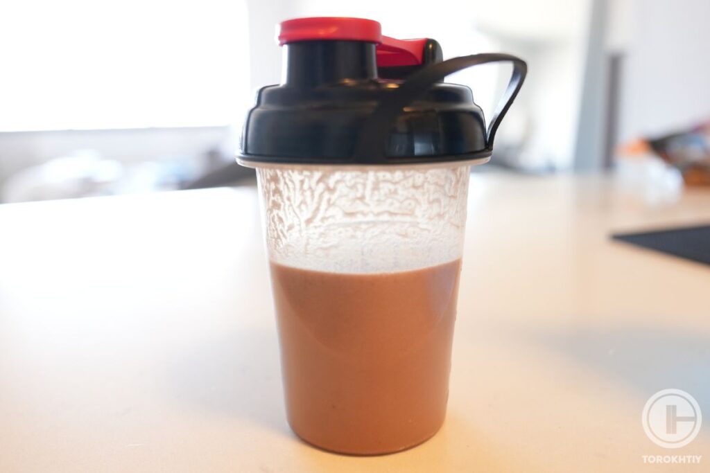 meal replacement prepared in shake
