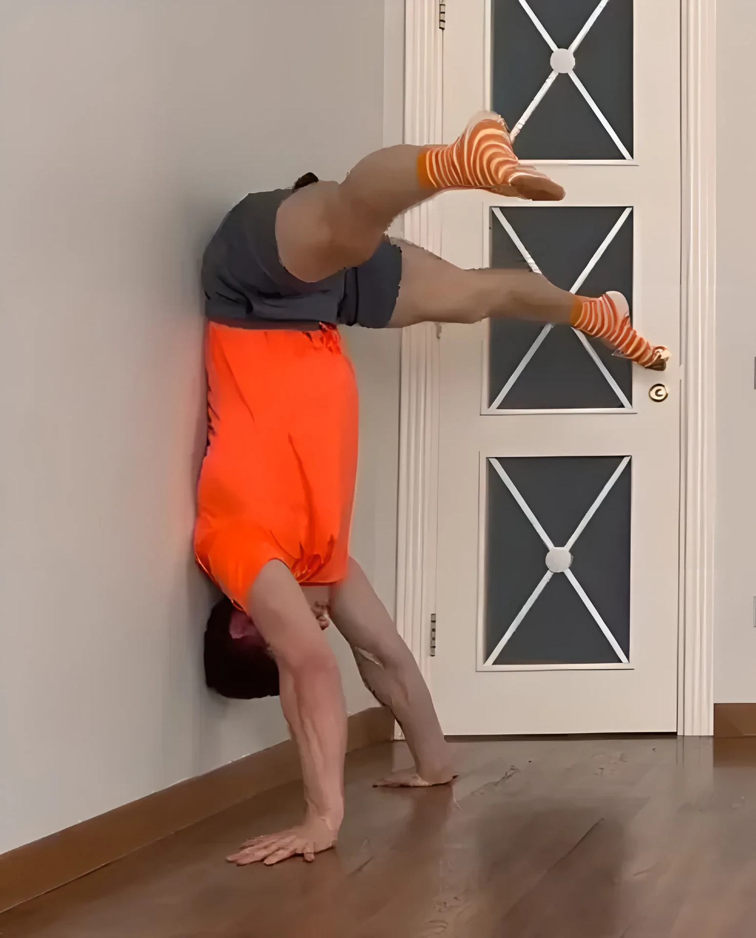 handstand position
