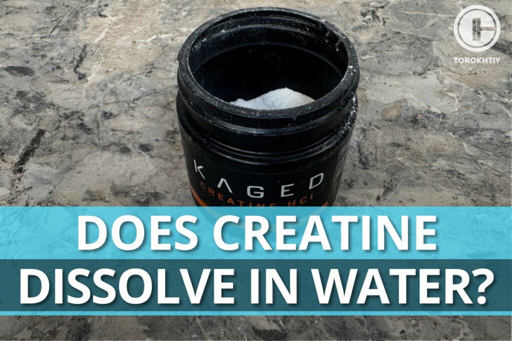 does creatine dissolve water