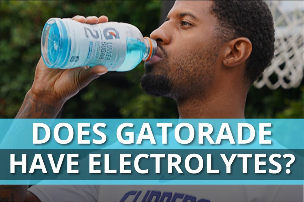 Does Garotade have electrolytes