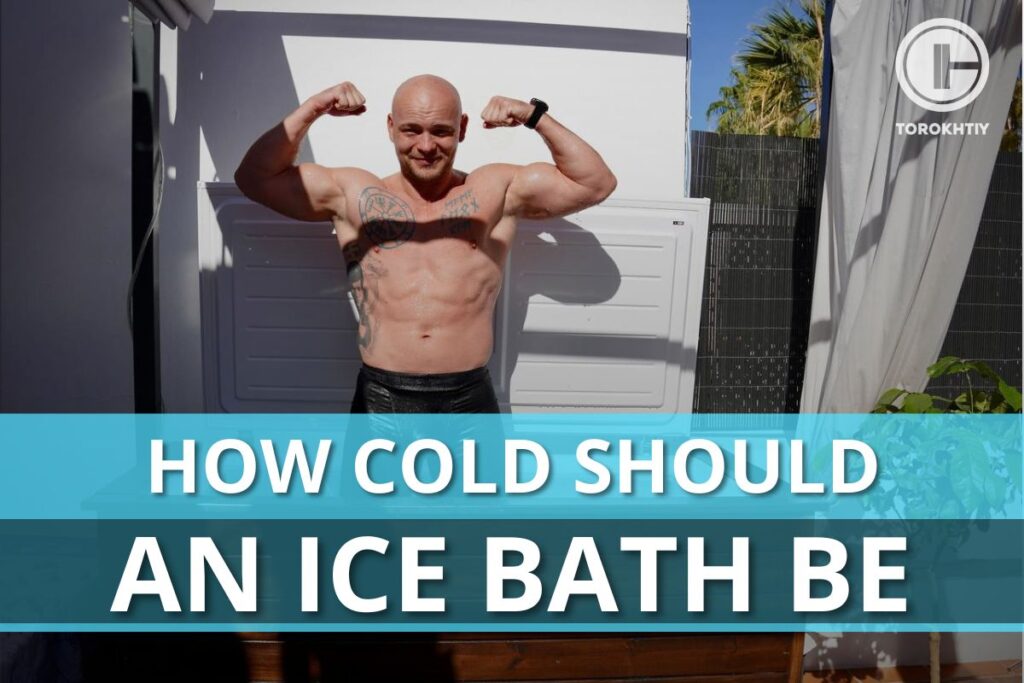 how cold should ice bath be