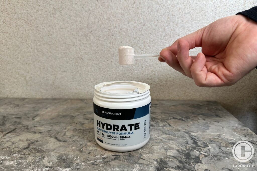 electrolyte powder from Transparent Labs