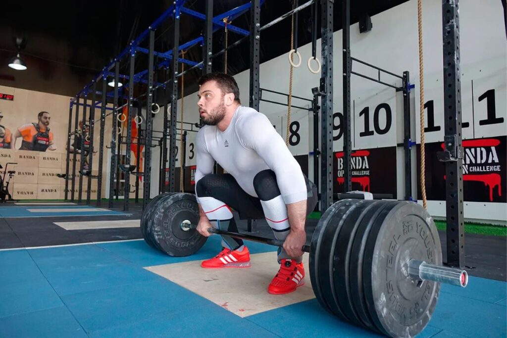Clean and Jerk Starting Position