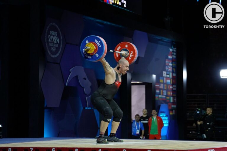 Hristo Hristov won Silver (Total) in the Men’s 109 kg Category (2024 European Weightlifting Championships)