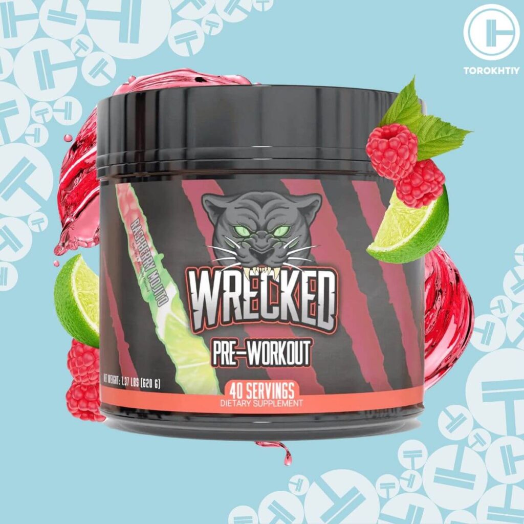 Huge wrecked pre workout item