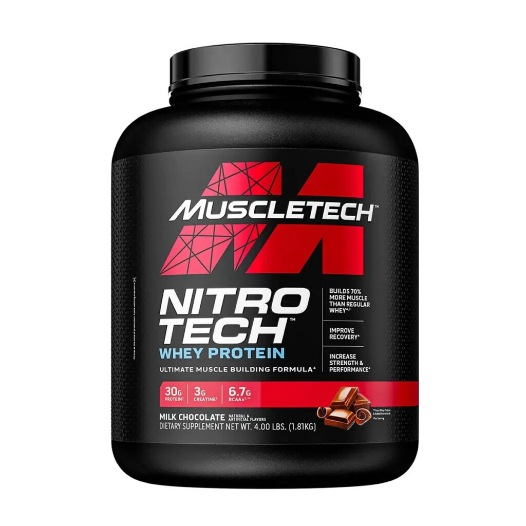 MuscleTech Nitro-Tech Whey Protein Powder