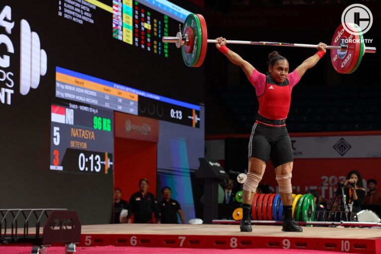 IWF Asian Championship 2024: Natasya Beteyob won Bronze in Total Results (Silver in Snatch and Bronze in Clean & Jerk)