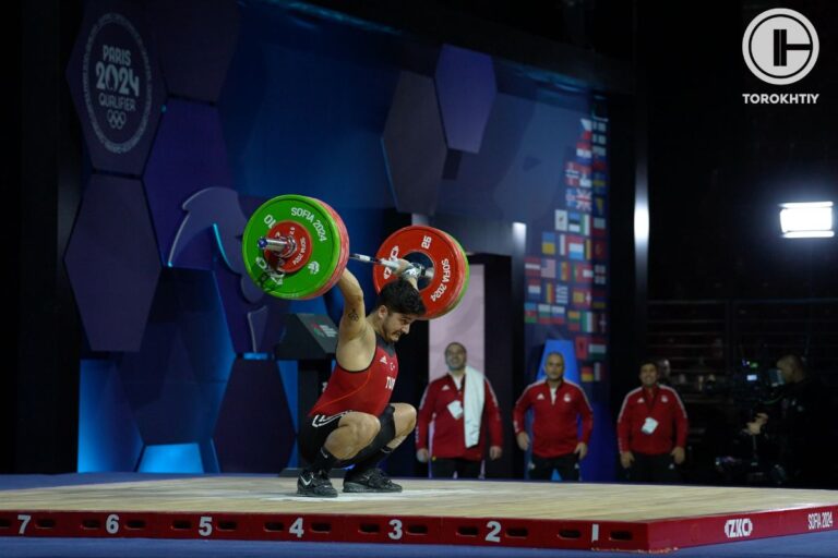 Muhammed Furkan Ozbek won Silver in the Men’s 73 kg Category (2024 European Weightlifting Championships)