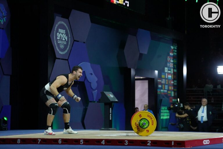Marin Robu won Bronze in the Men’s 89 kg Category (2024 European Weightlifting Championships)