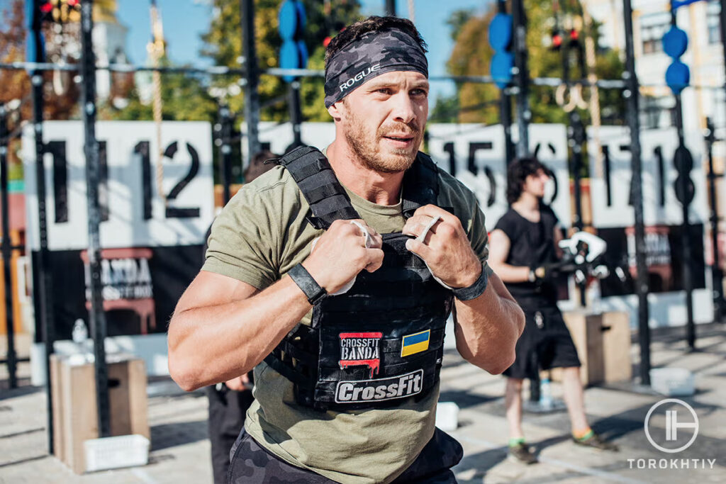 running with weighted vest