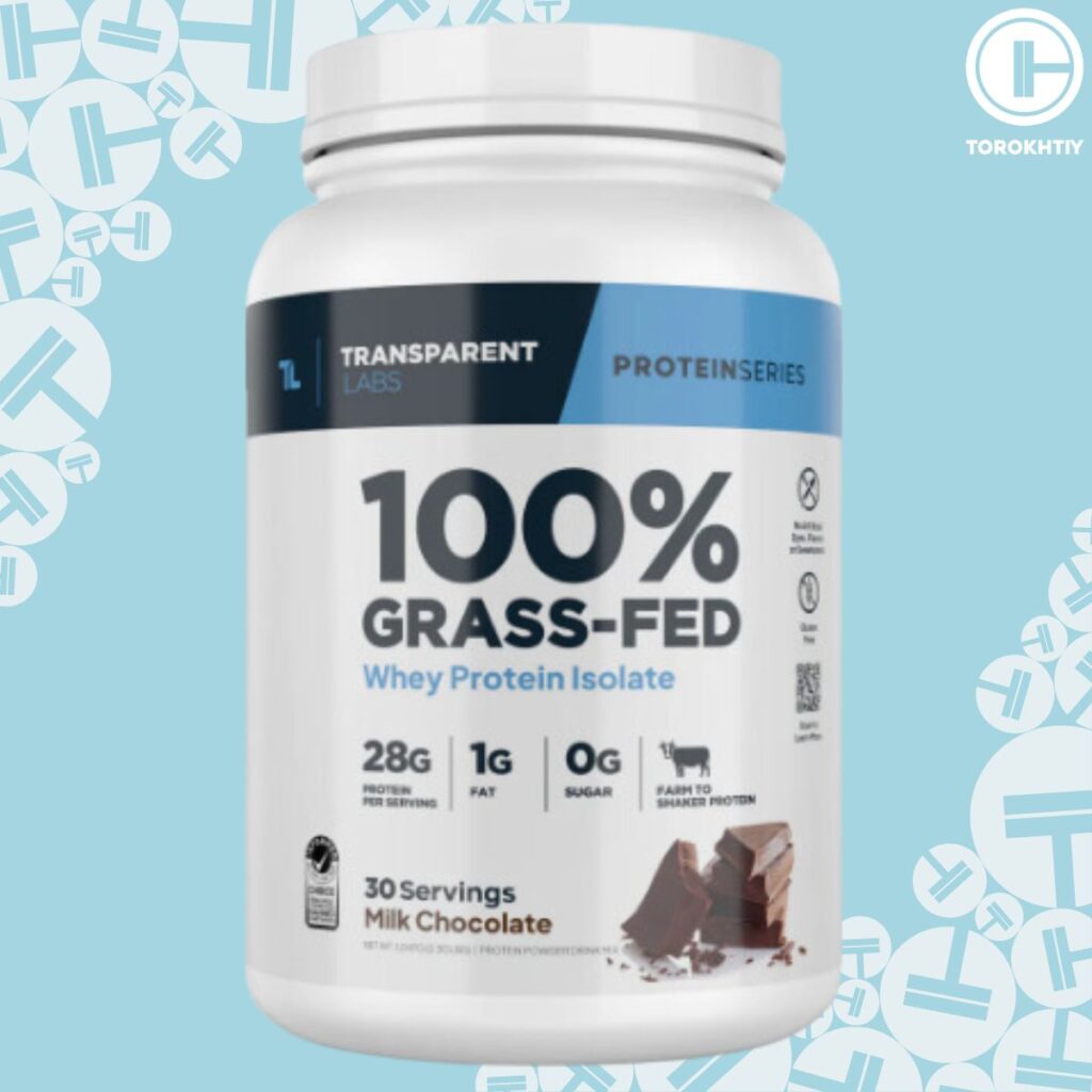 Transparent Labs Grass Fed Whey Protein Isolate