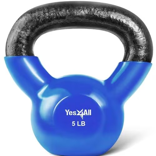 Yes4All vinyl coated kettlebell weights