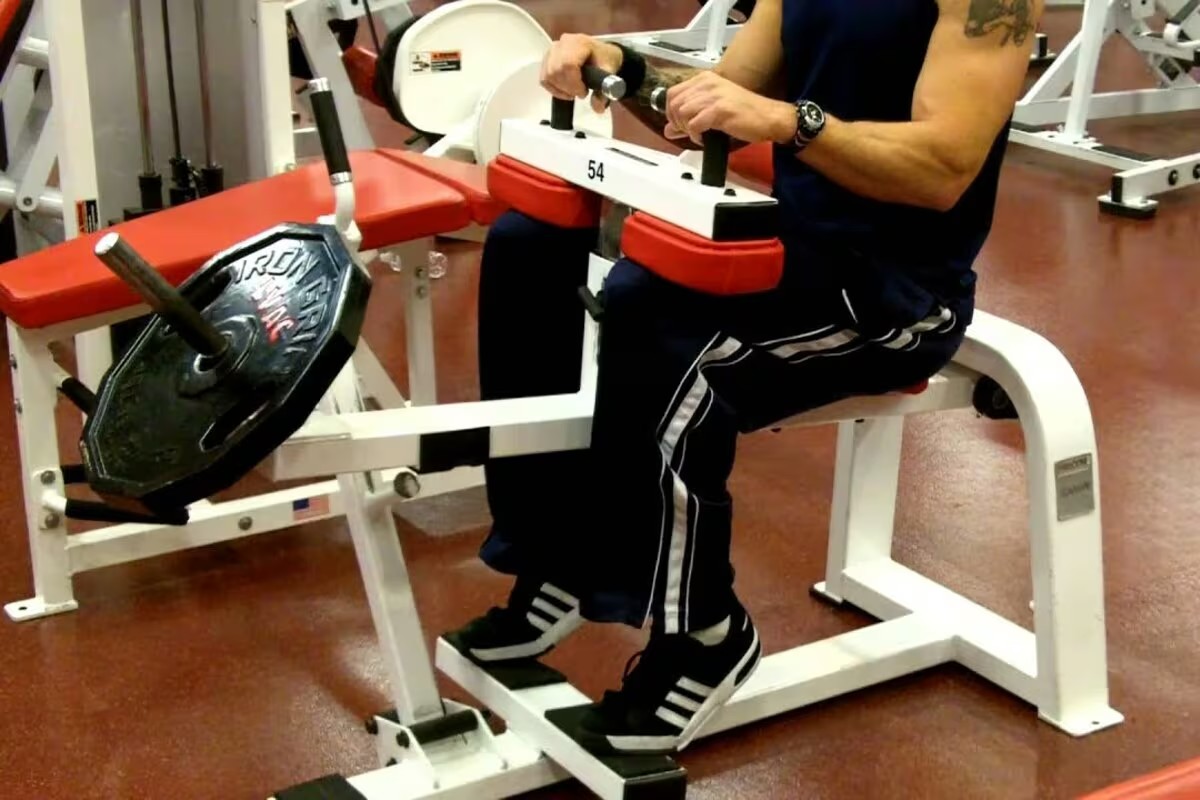 Seated Calf Raise without Machine