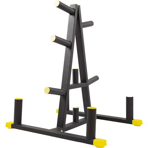 Balance From Weight Plate Rack with Barbell Holders