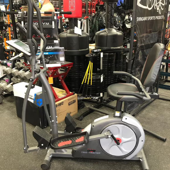 Body Champ 2 in 1 Upright Exercise Bike + Elliptical Trainer instagram
