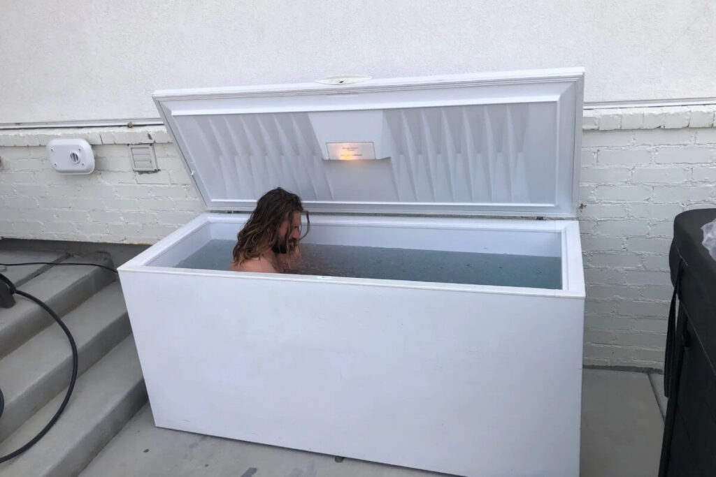 Chest Freezer Converted to an Ice Bath