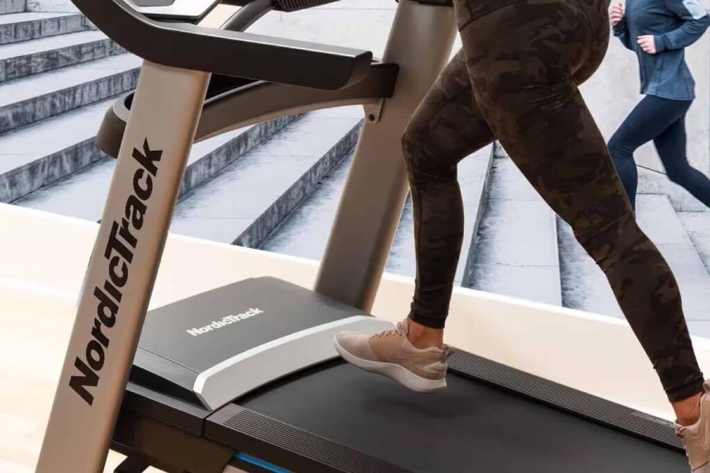 exercise on a treadmill