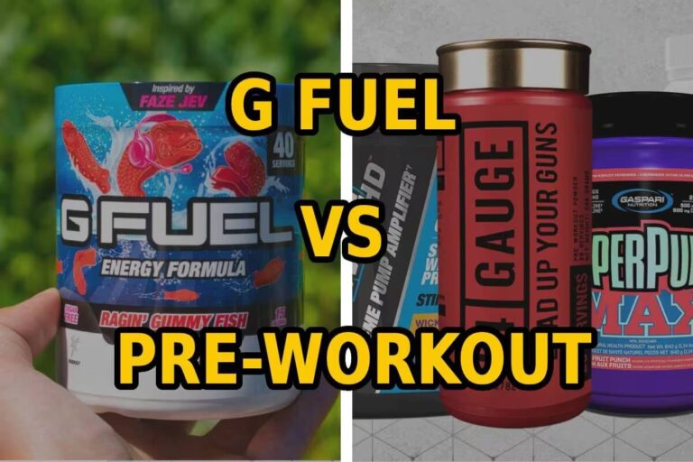 G Fuel vs Pre-Workout: Battle of the Energy Boosters