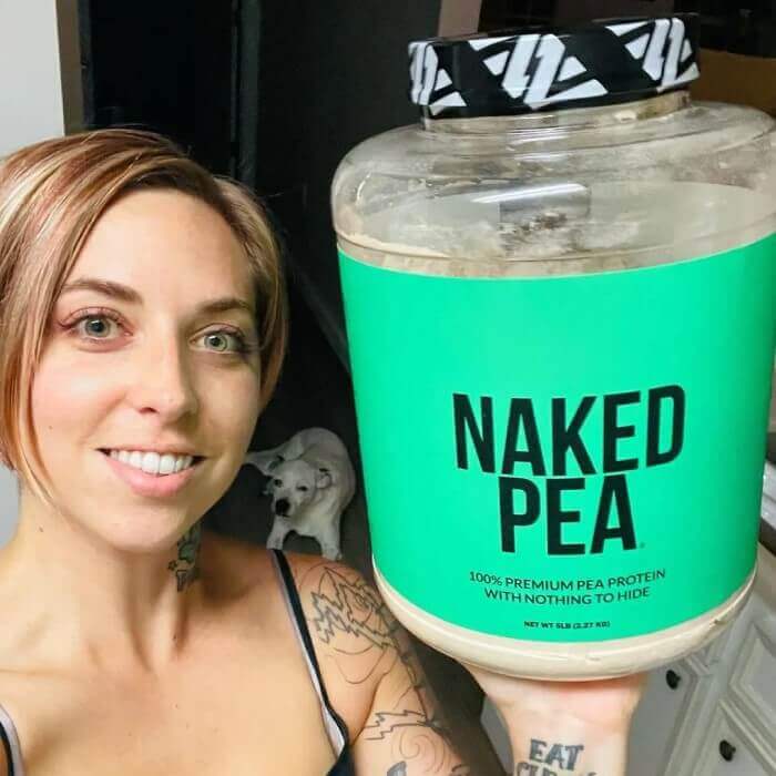 Naked Pea Protein Powder instagram