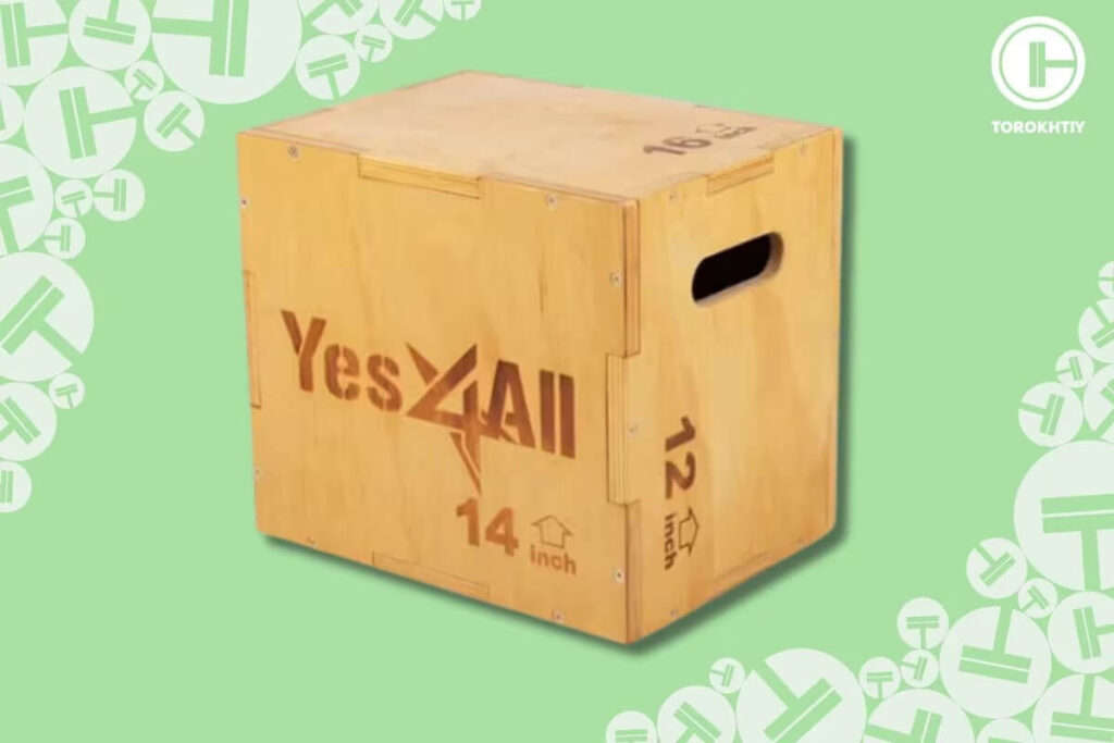 Yes4All 3 in 1 Wooden Plyo Box