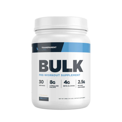 Transparent Labs BULK Pre-Workout Supplement