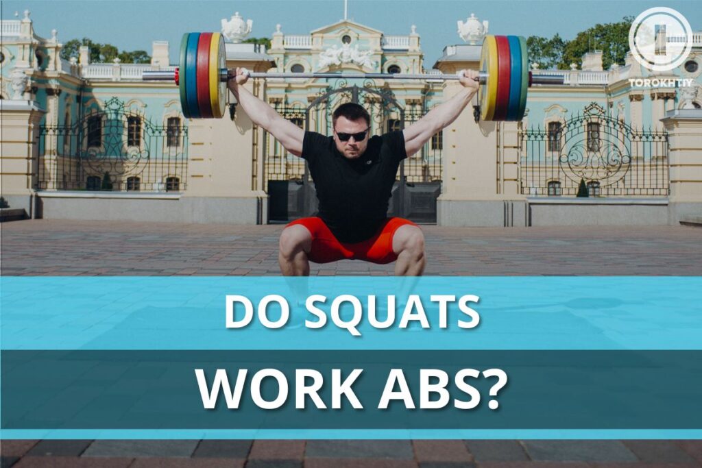 do squats work abs