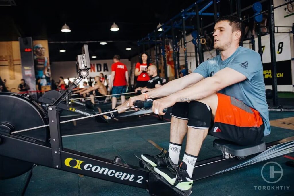 Rowing Machine Catch Position