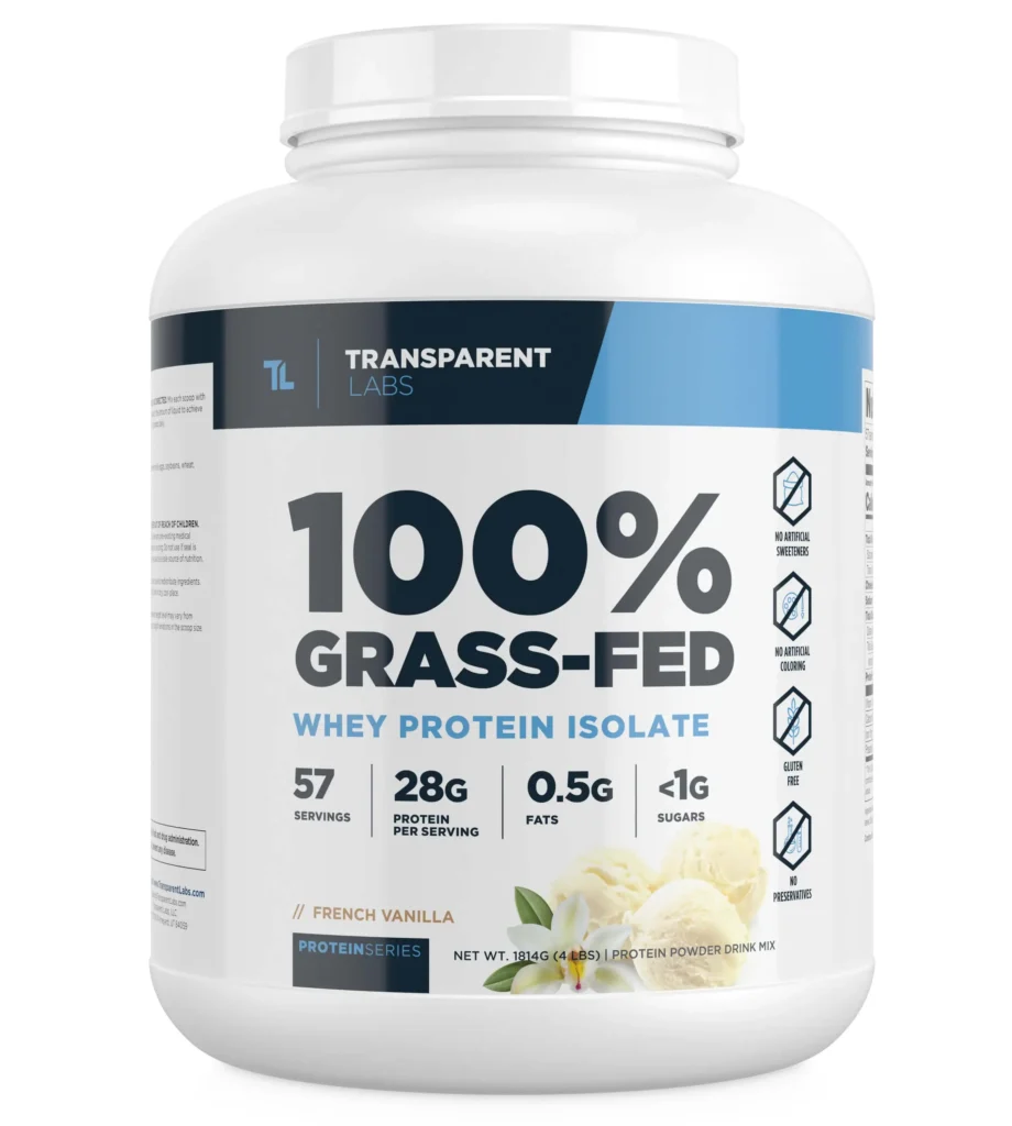 transparent labs protein isolate