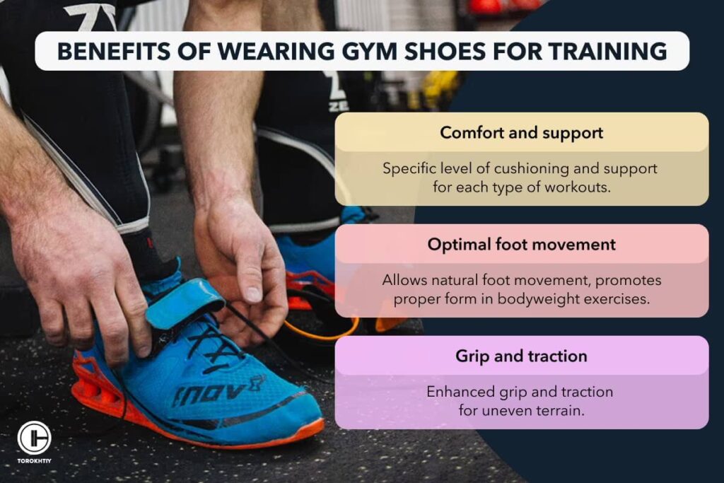 benefits of wearing gym shoes for training pt.2