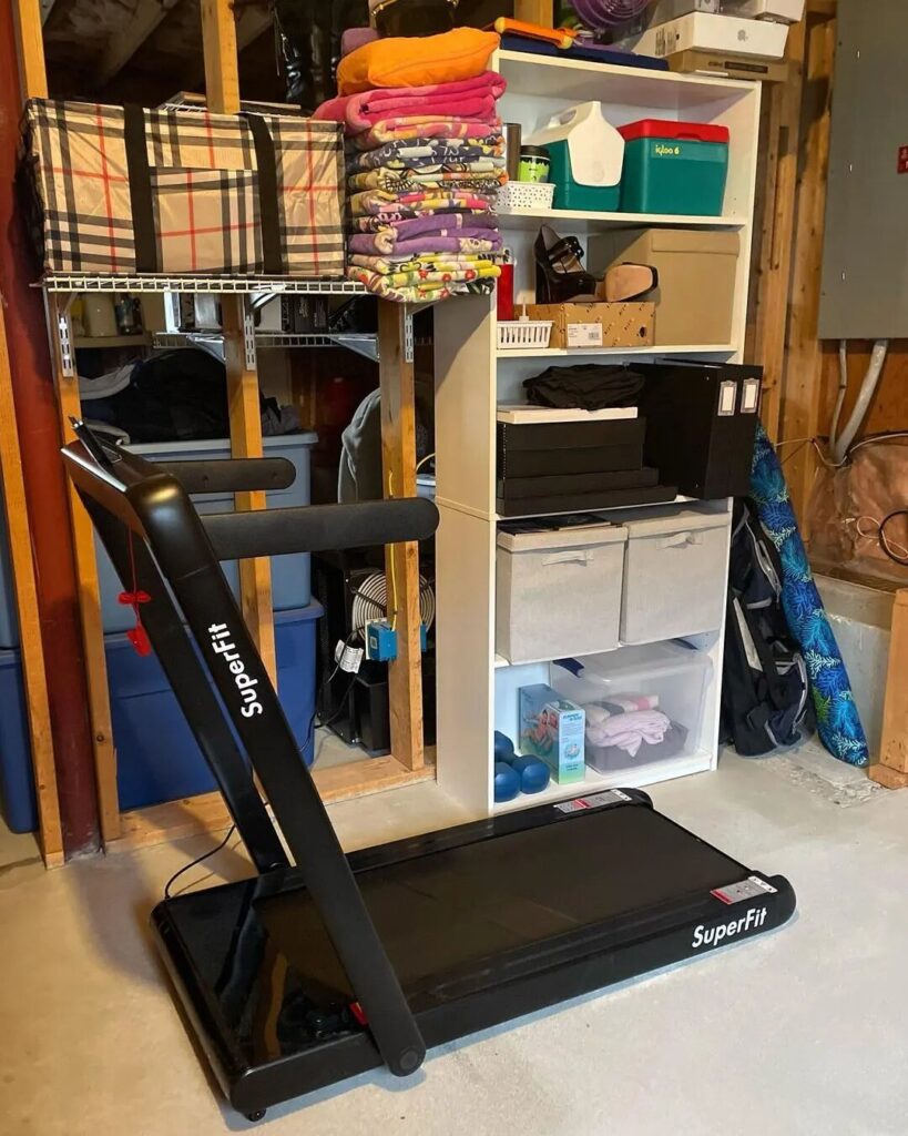 Superfit treadmill at home gym